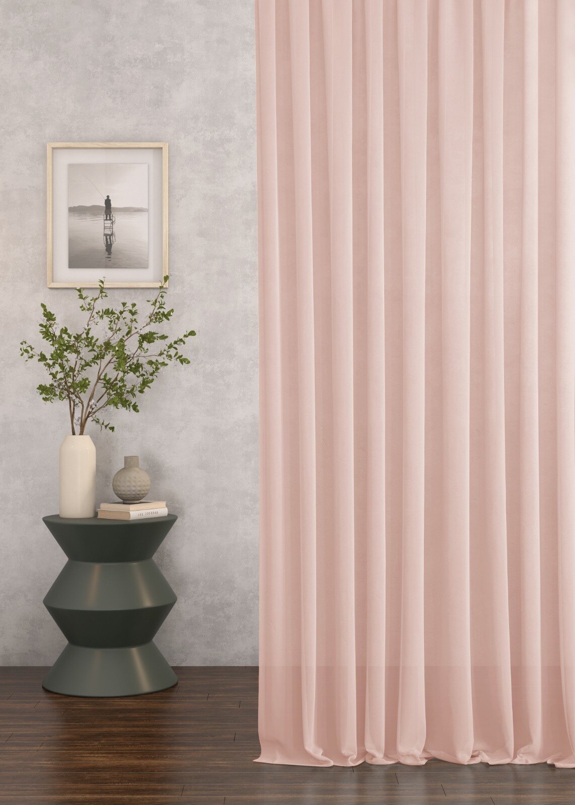 Плат DECO-63.GR059 300 CM - Тънки завеси